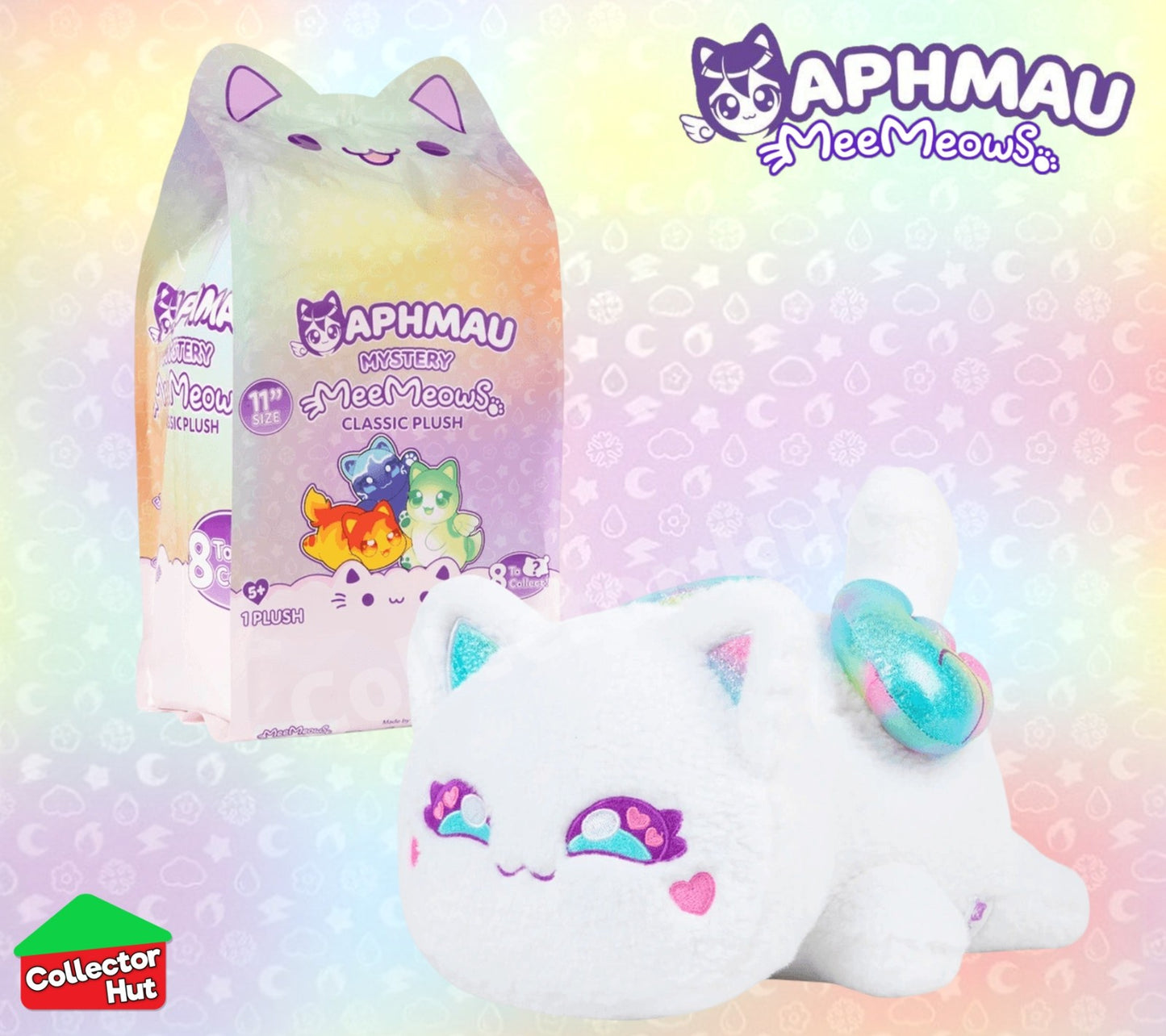 Aphmau MeeMeows Mystery 28cm 11" Plush Litter 8 ELEMENTAL IDENTIFIED You Choose