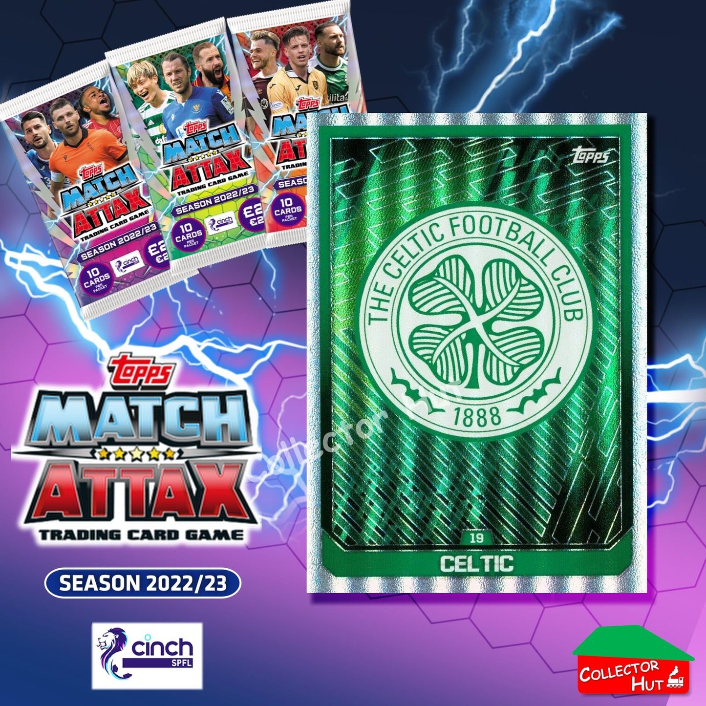 TOPPS MATCH ATTAX SPFL 2022/23 #1-162 Choose Your Card
