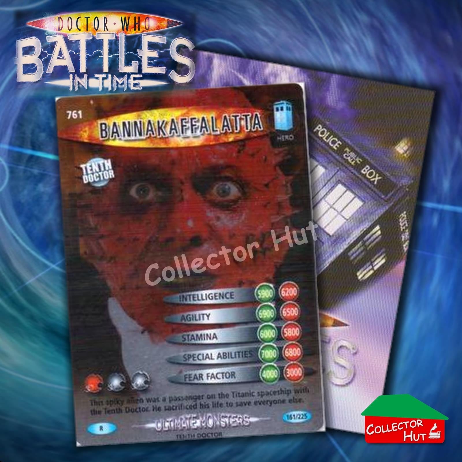 DOCTOR WHO Battles in Time #601-825 ULTIMATE MONSTERS RARE & COMMON Cards