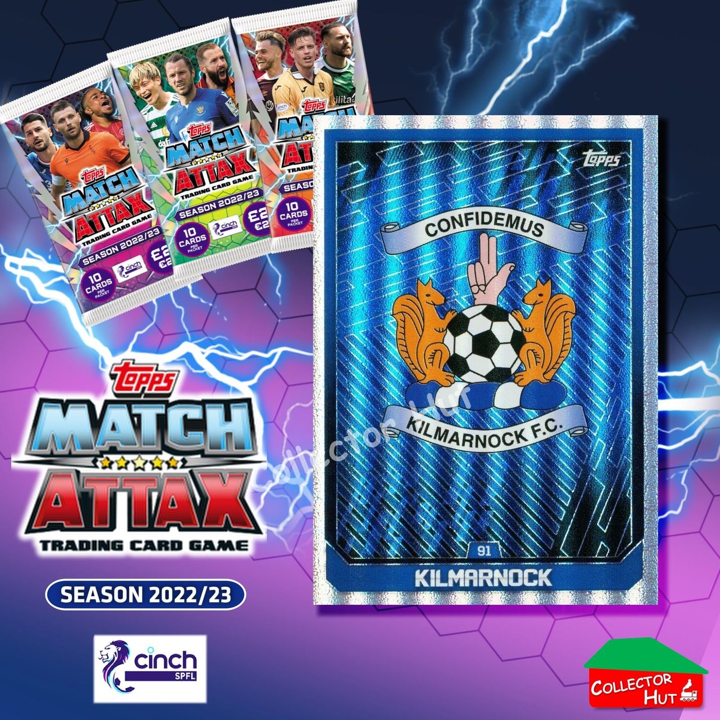TOPPS MATCH ATTAX SPFL 2022/23 #1-162 Choose Your Card