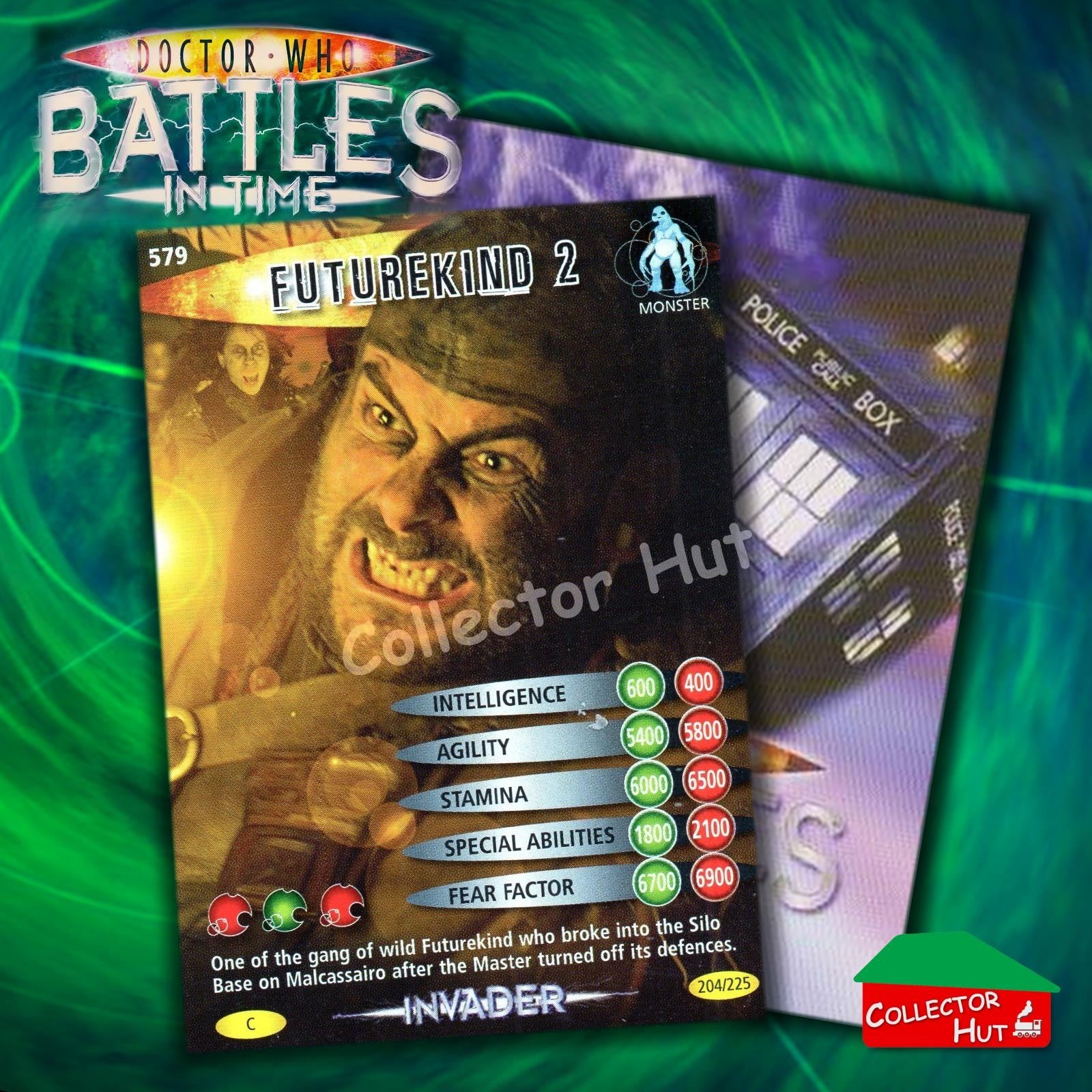 DOCTOR WHO Battles in Time #376-600 INVADER RARE & COMMON CARDS YOU CHOOSE