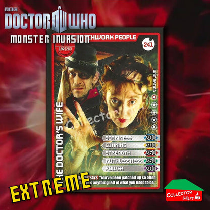 DOCTOR WHO Monster Invasion EXTREME Cards 166-344 New Fresh & Sleeved YOU CHOOSE