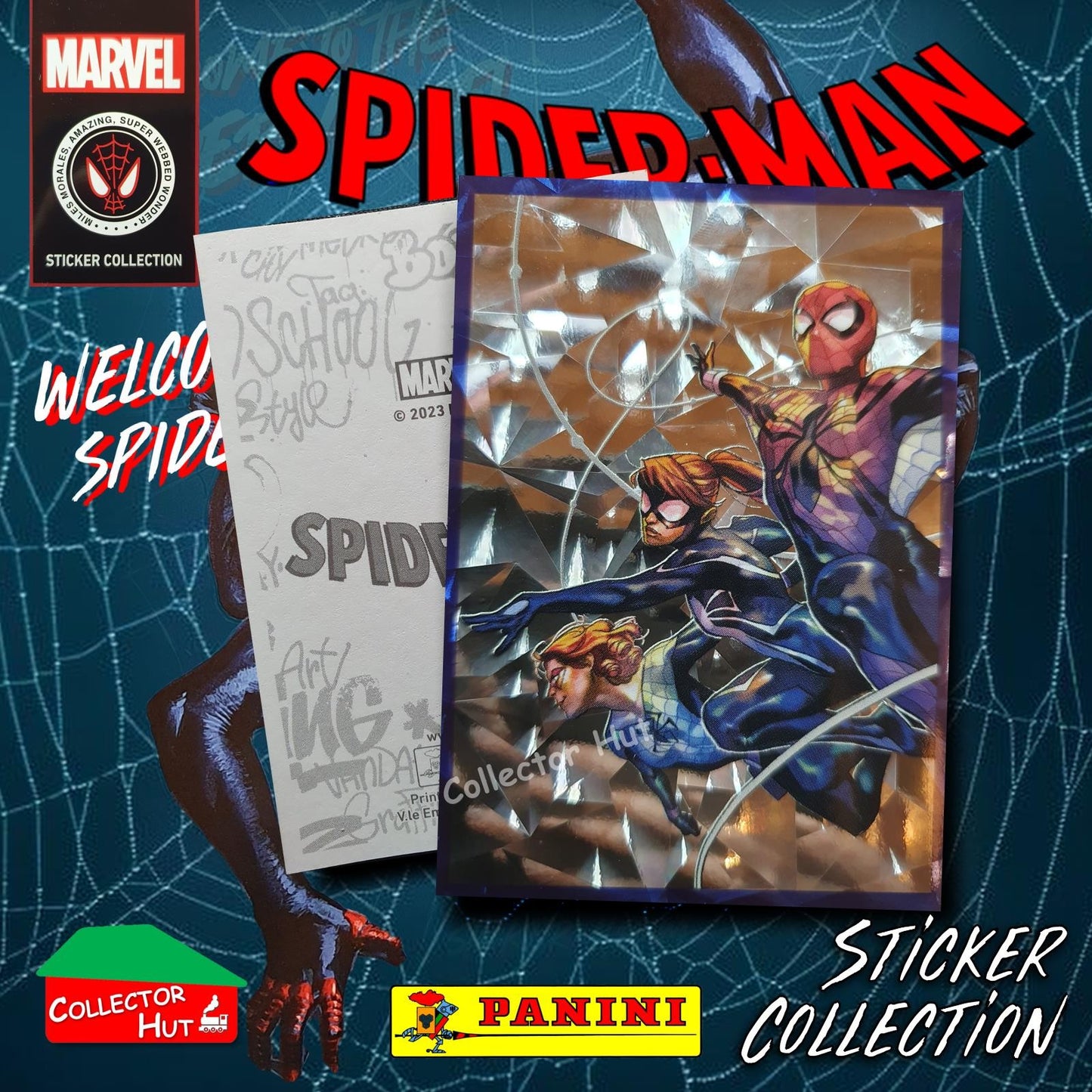 Panini Spider-Man Spider-Verse 2023 Collection Sticker Singles #1-163 & F1-30