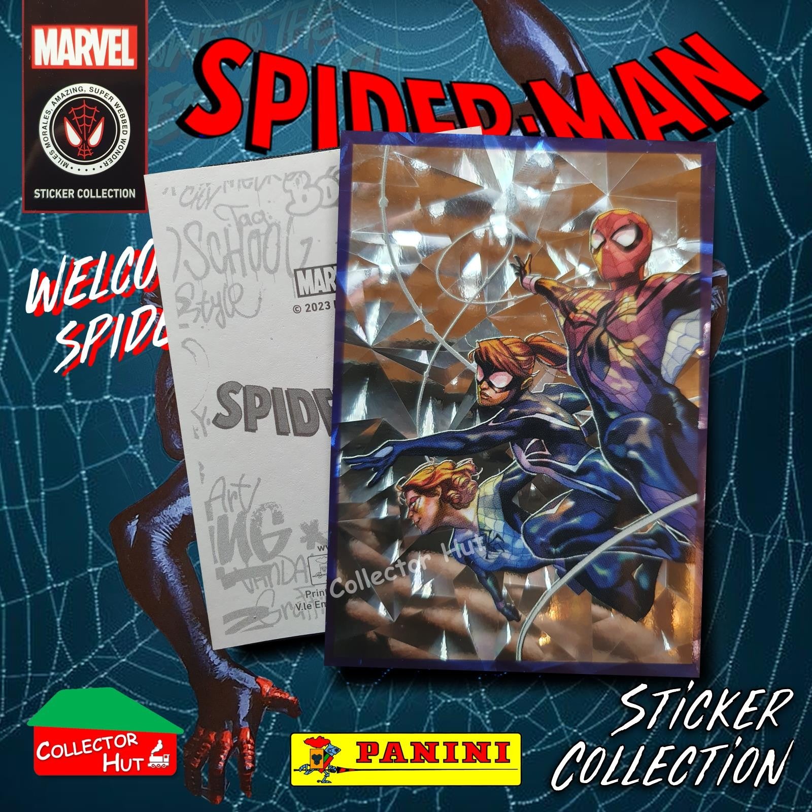 Panini Spider-Man Spider-Verse 2023 Collection Sticker Singles #1-163 & F1-30
