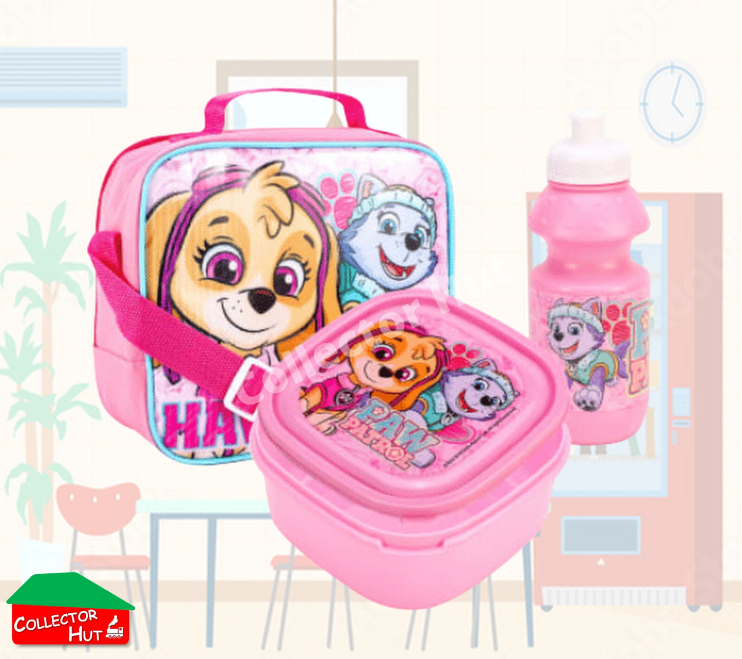 Boys Girls Kids Childrens School Lunch Sets Junior Novelty Character Bag