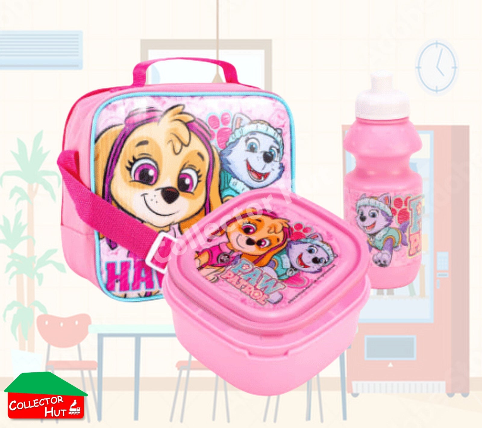 Boys Girls Kids Childrens School Lunch Sets Junior Novelty Character Bag
