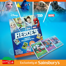 Disney Sainsbury's Heroes Pixar Star Wars Marvel Complete Trading Card Set