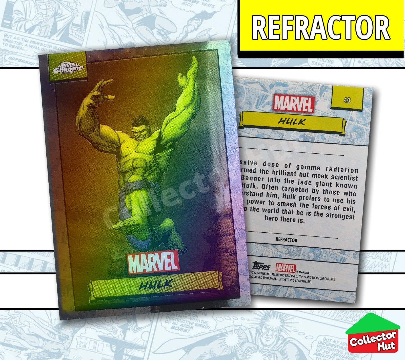 Marvel Topps Chrome 2024 REFRACTOR Card Collection YOU CHOOSE