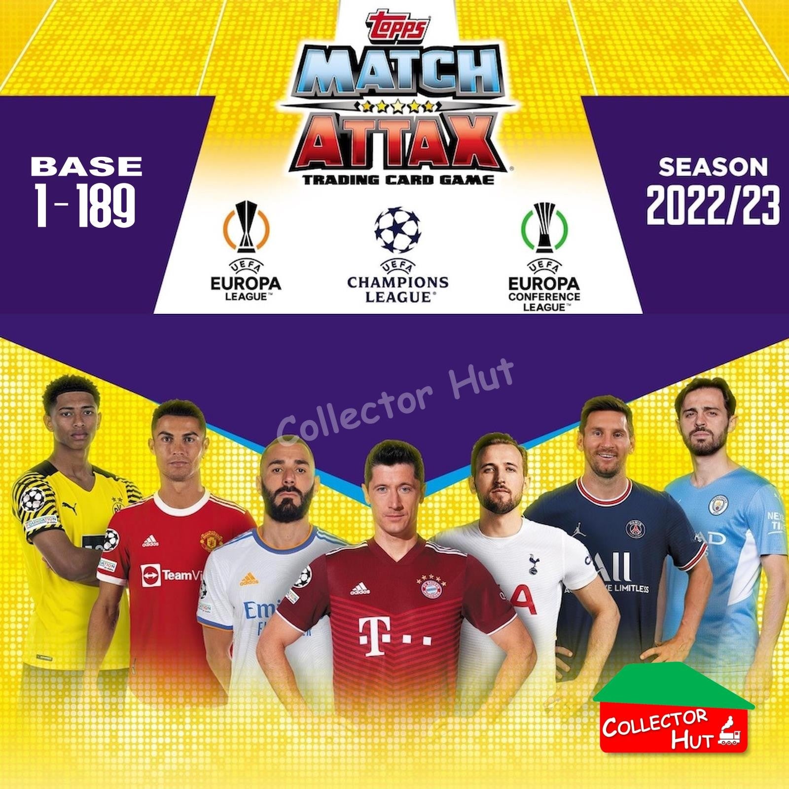 Topps Match Attax Europa Champions League 2022/23 TCG Trading Cards Base 1-189