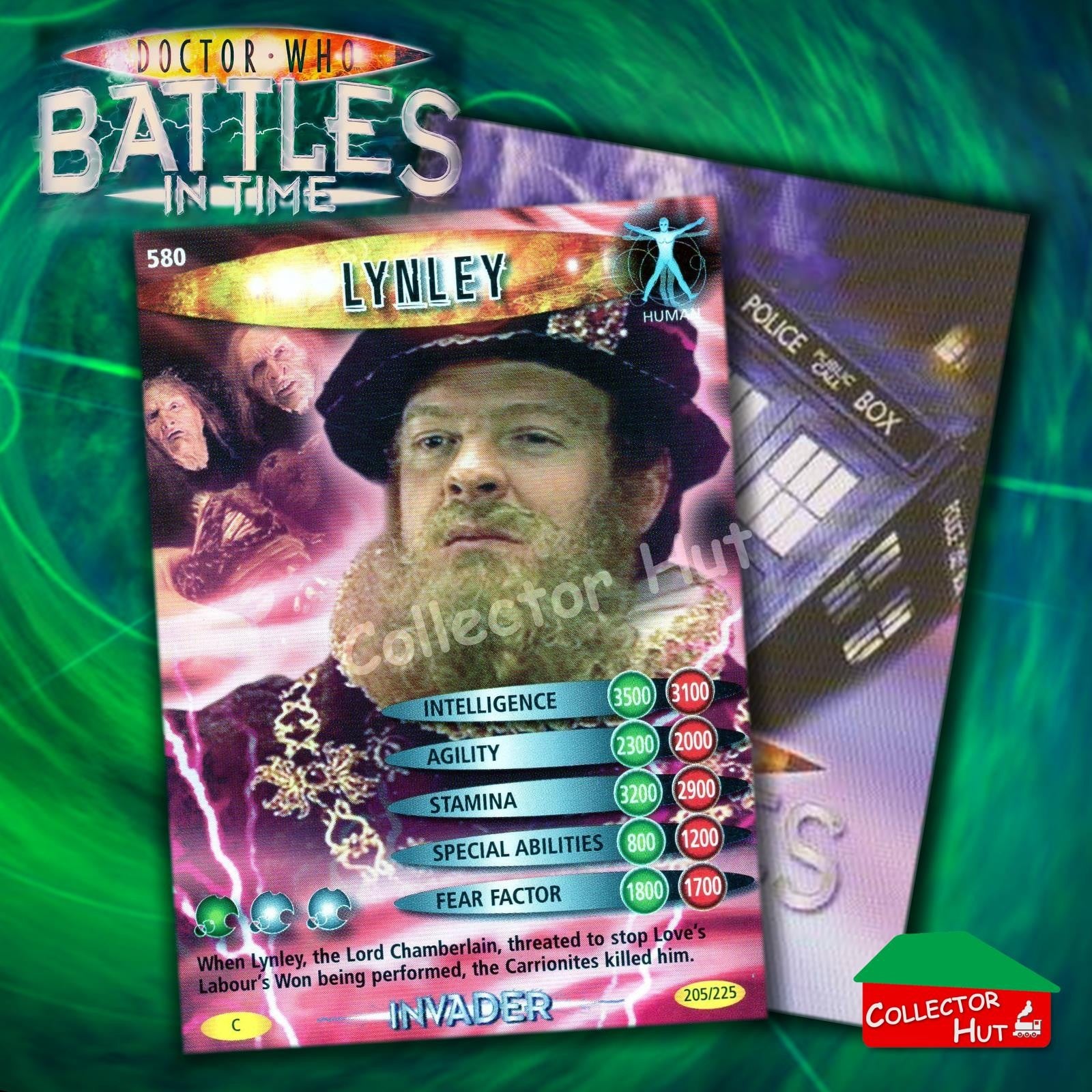 DOCTOR WHO Battles in Time #376-600 INVADER RARE & COMMON CARDS YOU CHOOSE