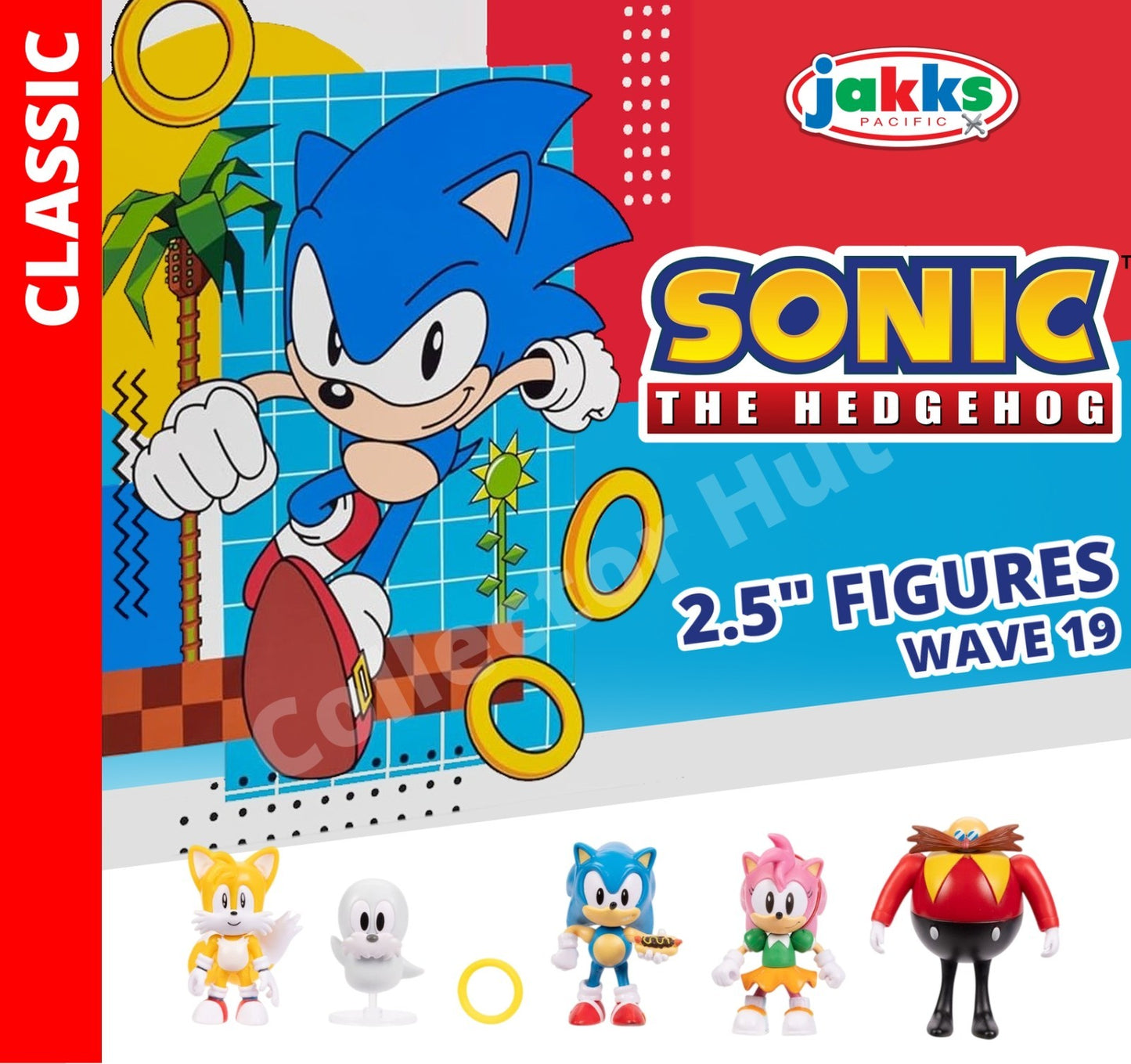 Jakks Sonic the Hedgehog Figures 2.5" Wave 19 Articulating Posable