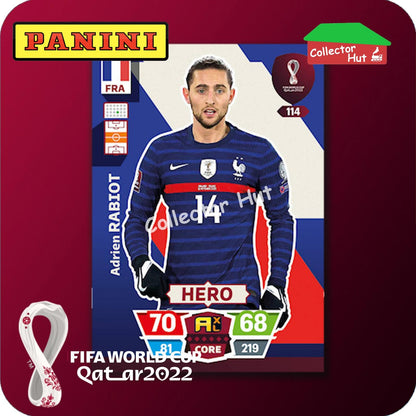 Panini Adrenalyn XL Qatar World Cup 2022 Trading Cards BASE SET #28-144