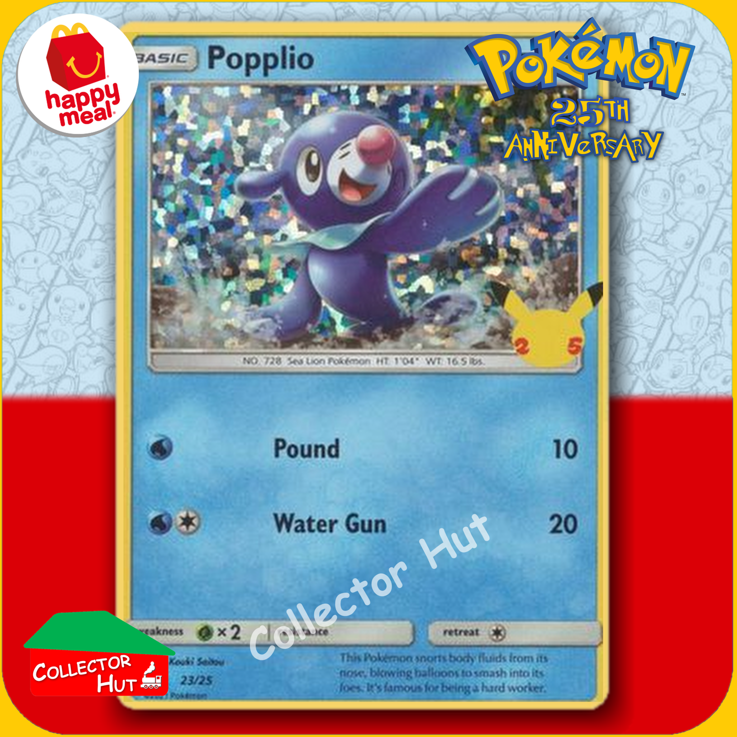McDonald's Happy Meal 2021 Pokémon 25th Anniversary Trading Cards You Choose