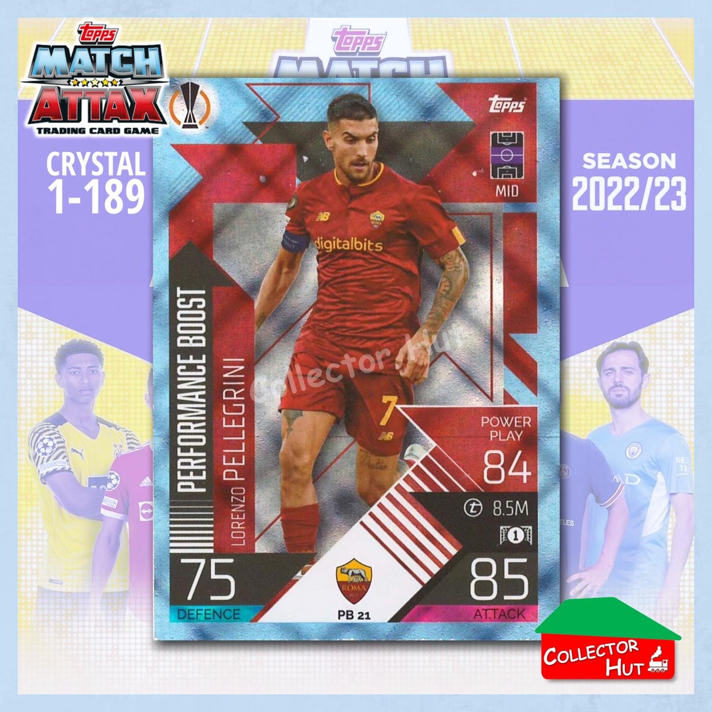 Topps Match Attax Extra 2022/23 Parallel CRYSTAL & EMERALD Cards YOU CHOOSE