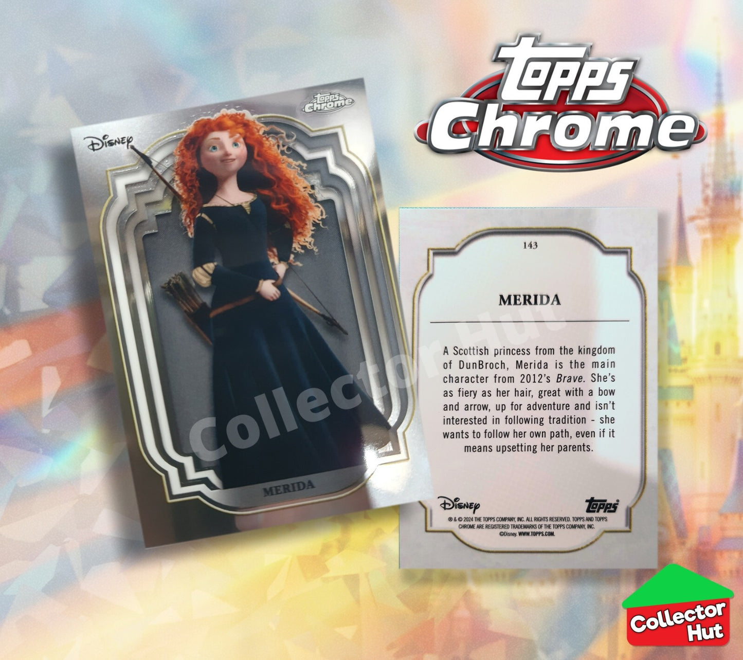 Disney Topps Chrome 2024 Base Cards 1-200 Pick Singles to Complete Your Set