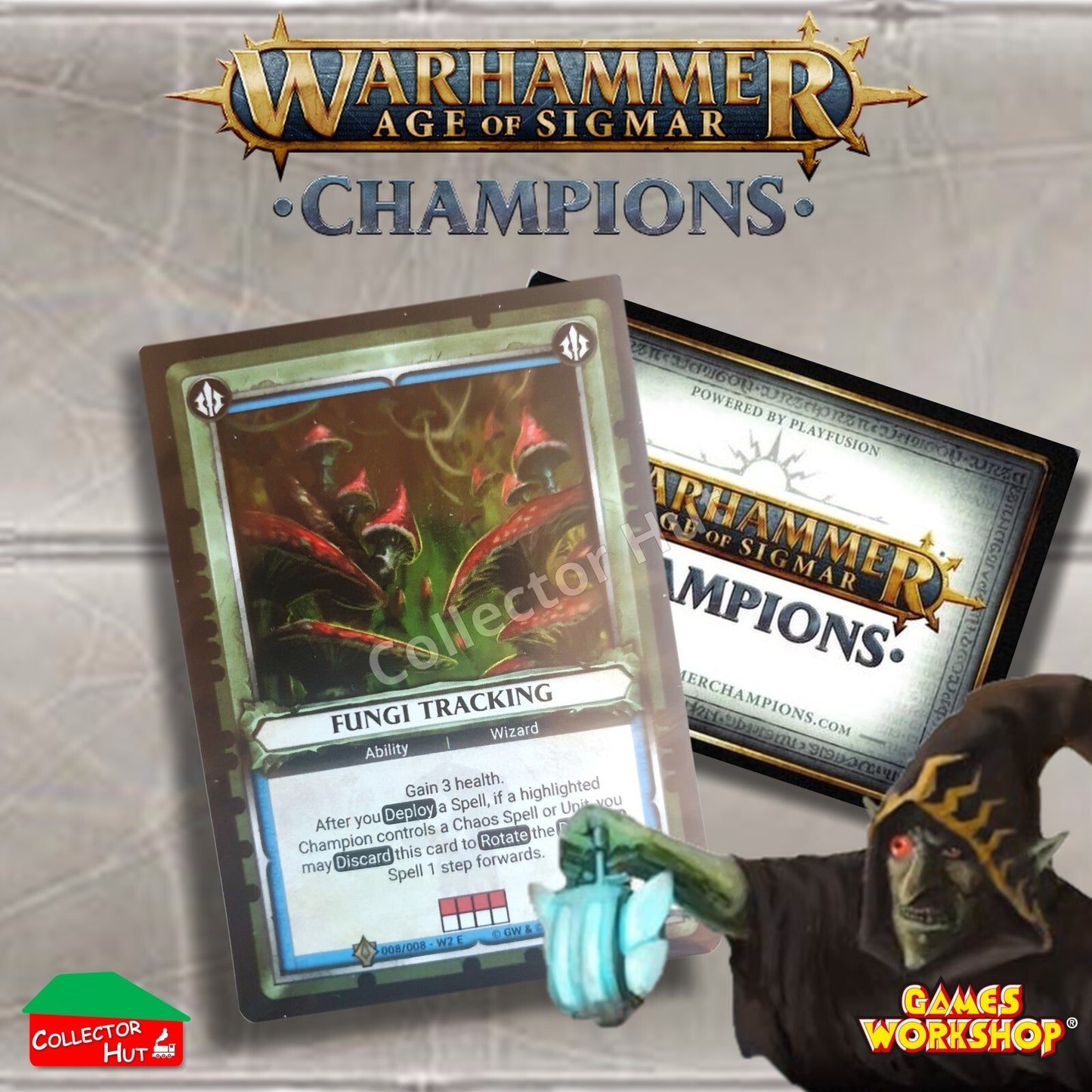 Warhammer Age of Sigmar: Champions EXCLUSIVE Trading Cards COMPLETE 12 Card Set