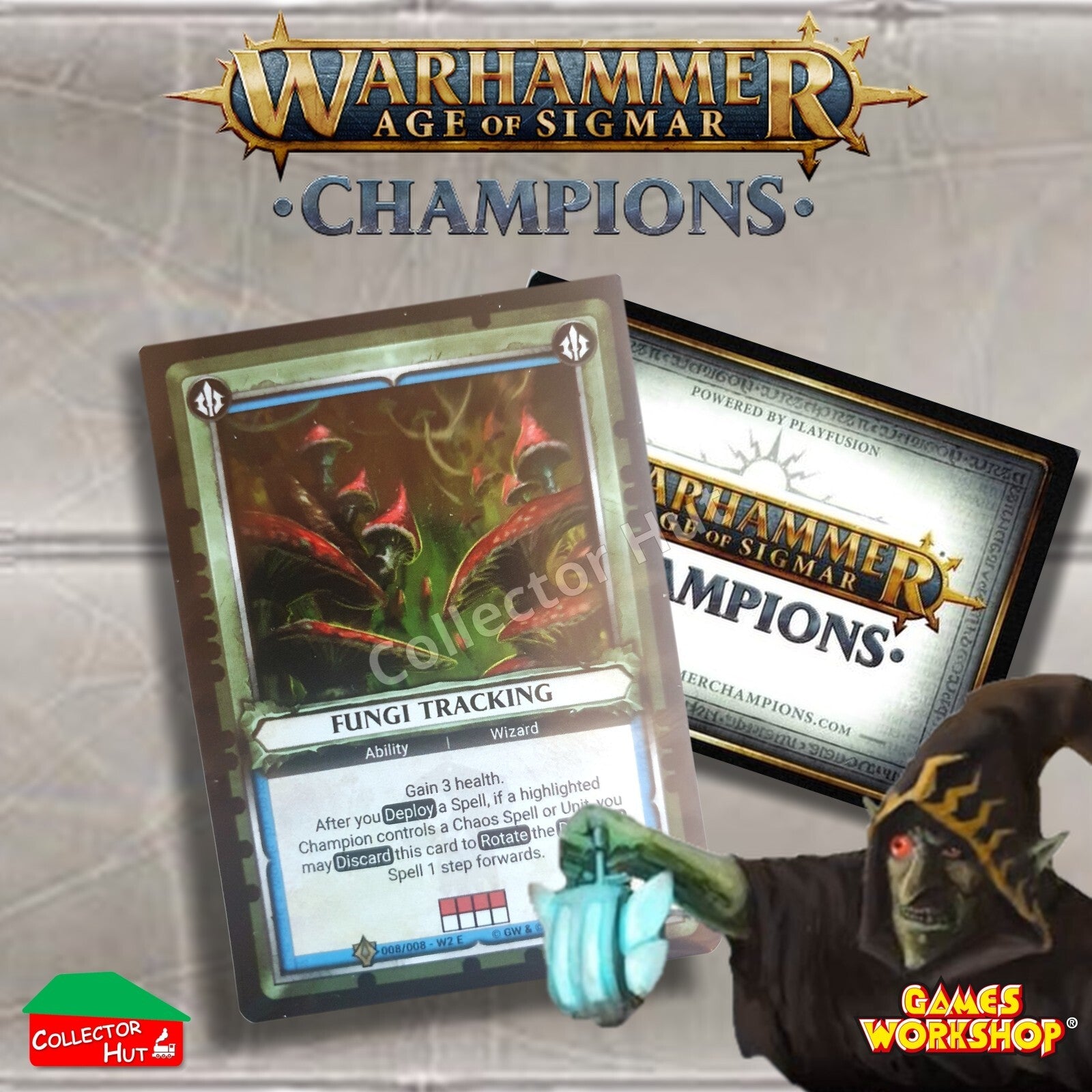 Warhammer Age of Sigmar: Champions EXCLUSIVE Trading Cards COMPLETE 12 Card Set