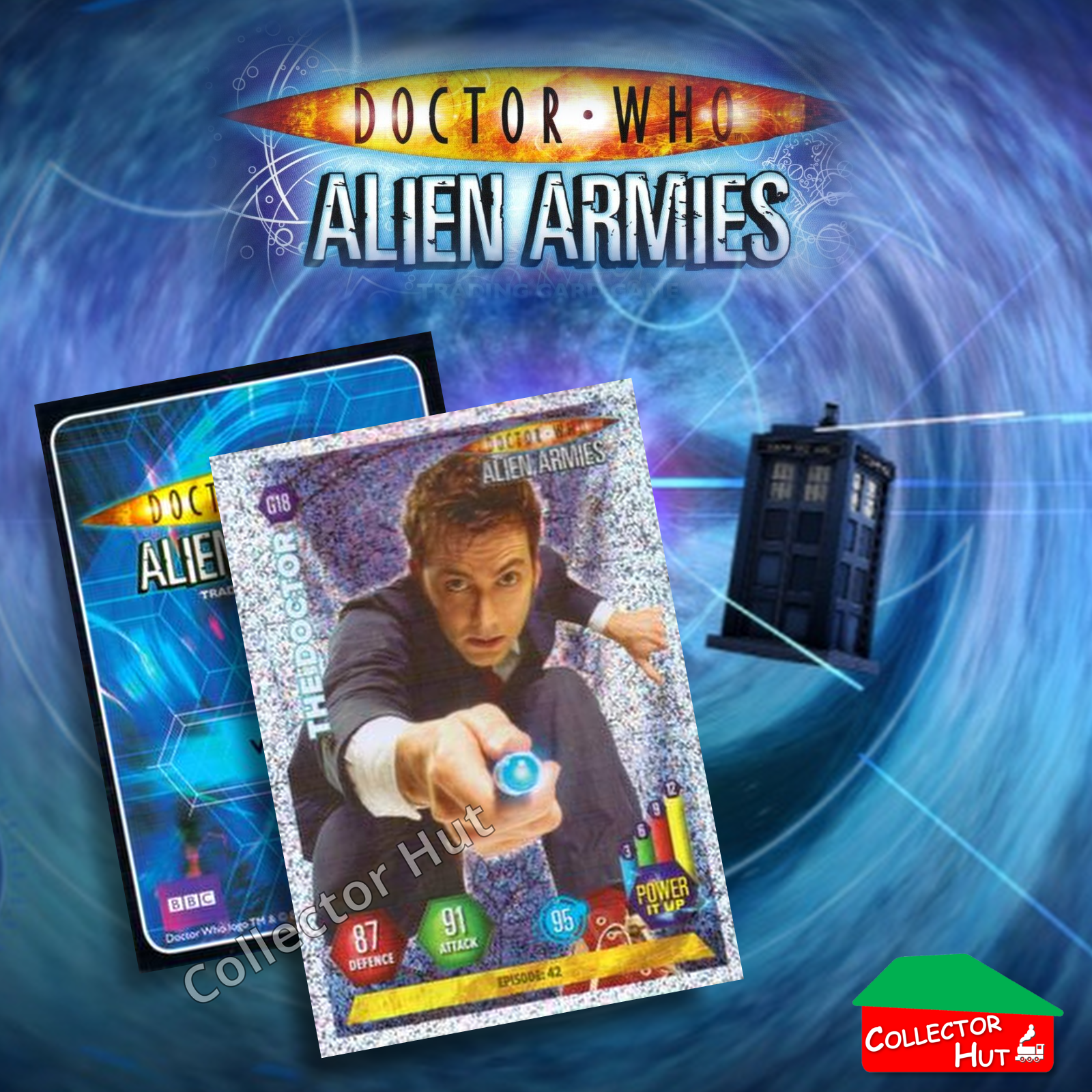 DOCTOR WHO Alien Armies Trading Cards Glitter Super Emboss Foil Cards