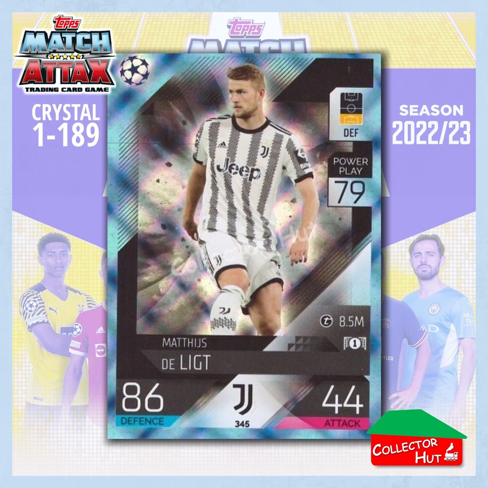 Topps Match Attax Europa Champions League 2022/23 Crystal Parallel Cards 190-387