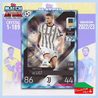 Topps Match Attax Europa Champions League 2022/23 Crystal Parallel Cards 190-387