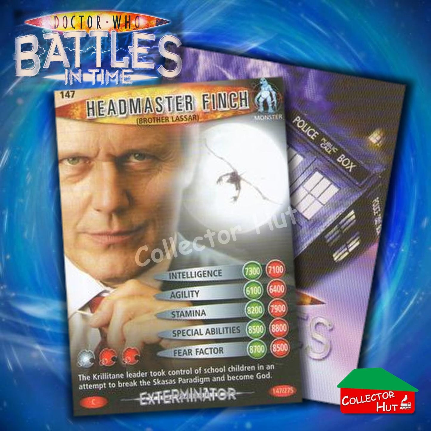 DOCTOR WHO Battles in Time #140-275 EXTERMINATOR RARE & COMMON Cards YOU CHOOSE
