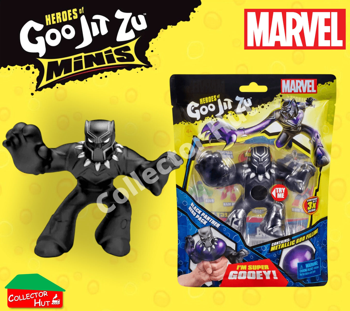 Heroes of Goo Jit Zu Minis Marvel Stretchy Sensory Toys to Collect!