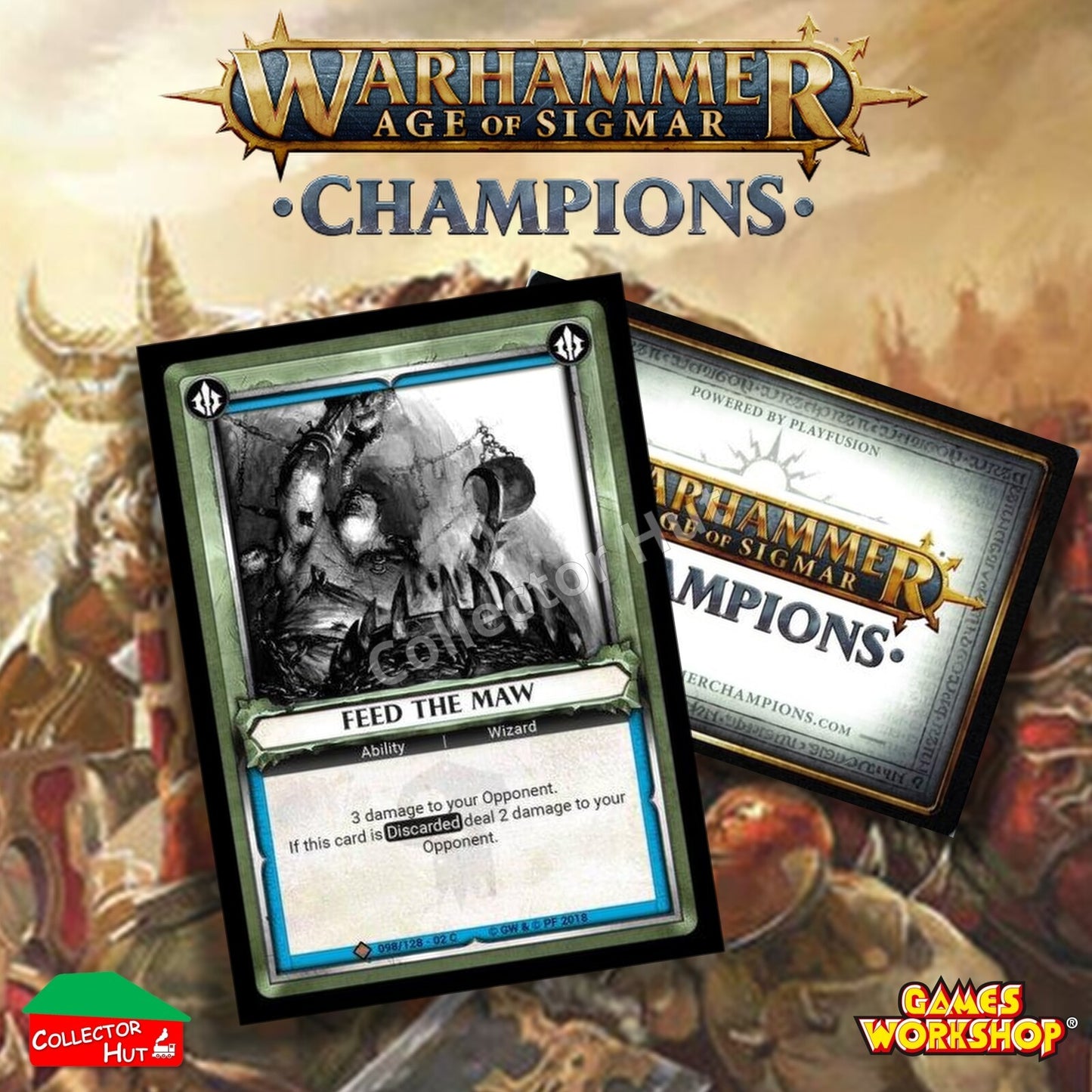 Warhammer Age of Sigmar: Champions Wave 2 ONSLAUGHT Trading Cards CHOOSE SINGLES