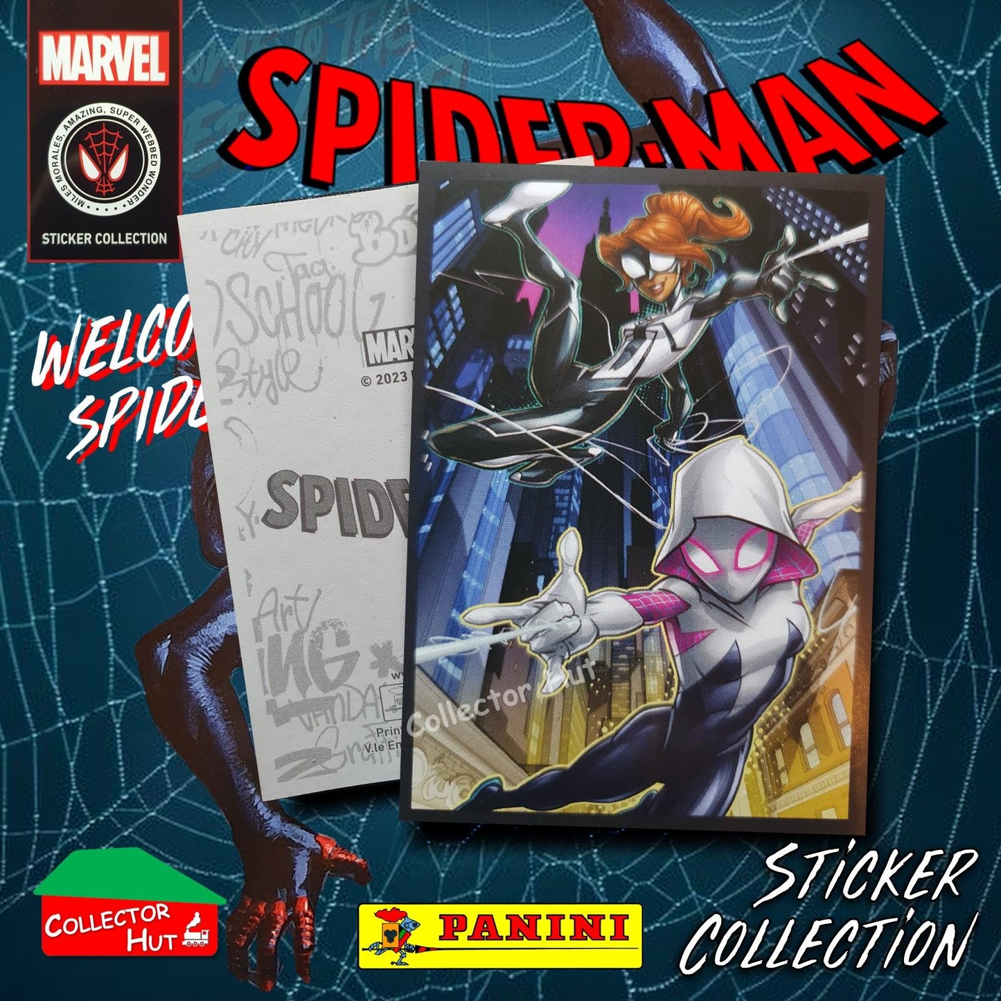 Panini Spider-Man Spider-Verse 2023 Collection Sticker Singles #1-163 & F1-30
