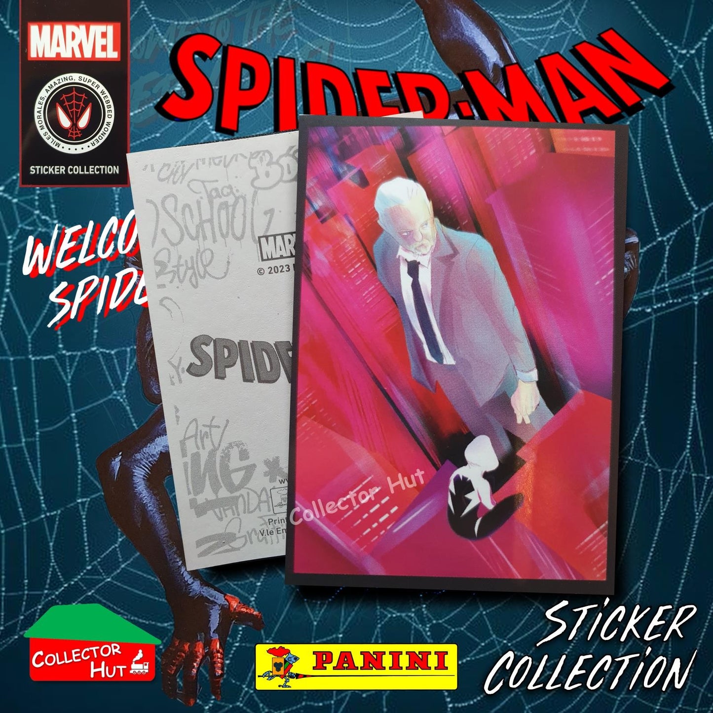 Panini Spider-Man Spider-Verse 2023 Collection Sticker Singles #1-163 & F1-30