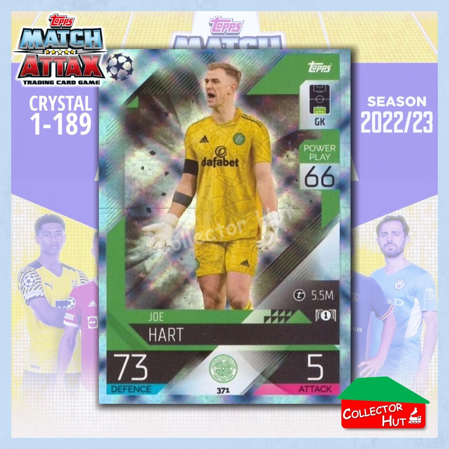 Topps Match Attax Europa Champions League 2022/23 Crystal Parallel Cards 190-387