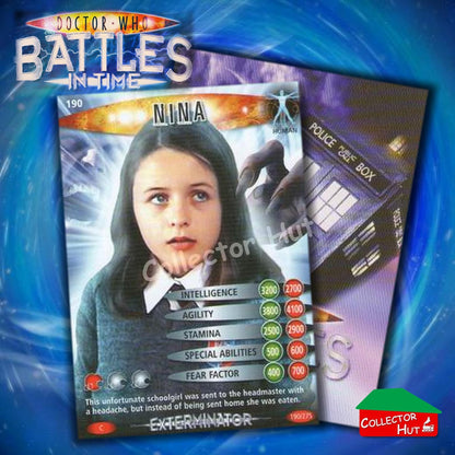 DOCTOR WHO Battles in Time #140-275 EXTERMINATOR RARE & COMMON Cards YOU CHOOSE