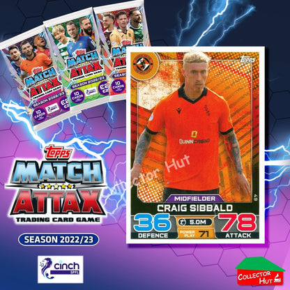 TOPPS MATCH ATTAX SPFL 2022/23 #1-162 Choose Your Card