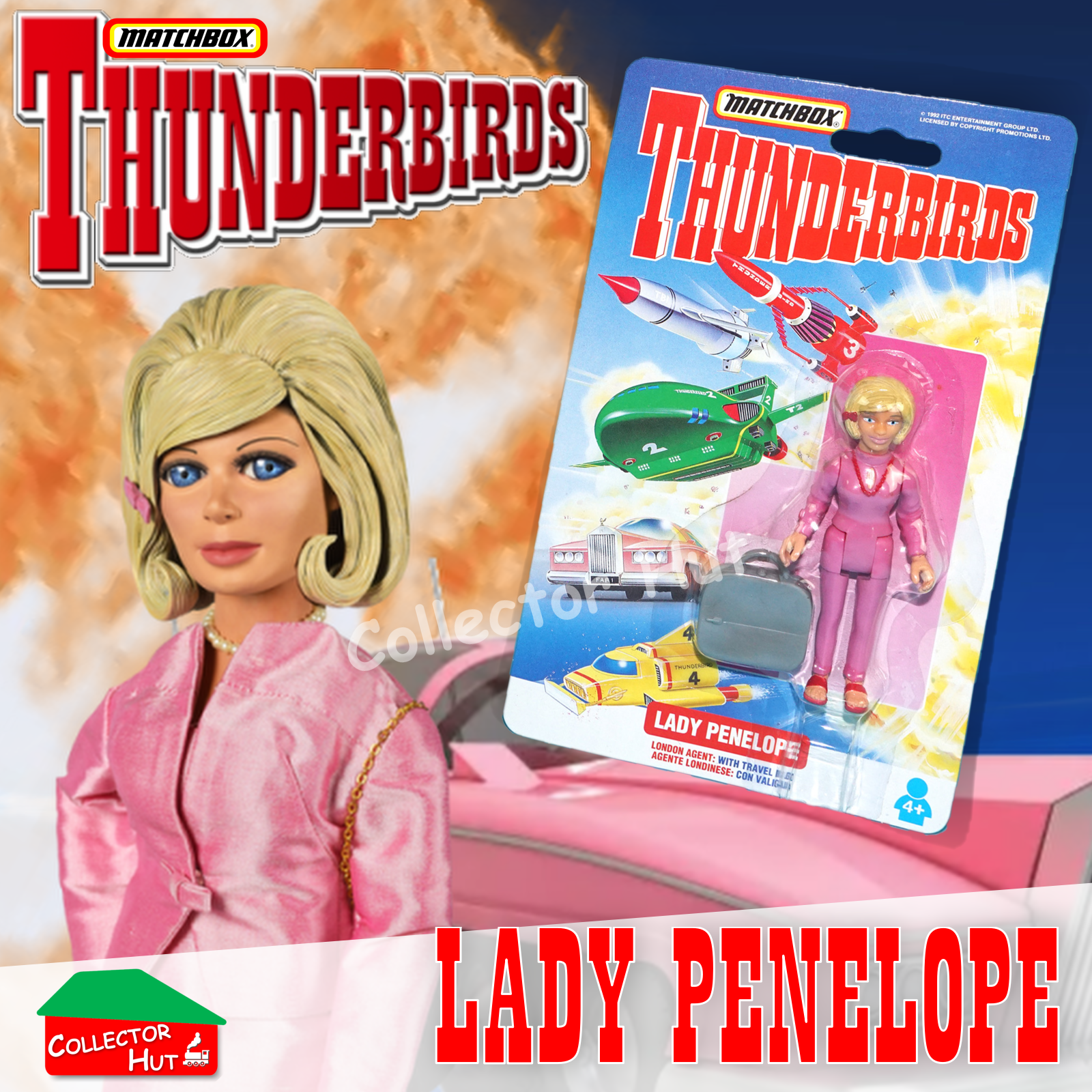 Gerry Anderson Thunderbirds Matchbox 1992 Action Figures SEALED