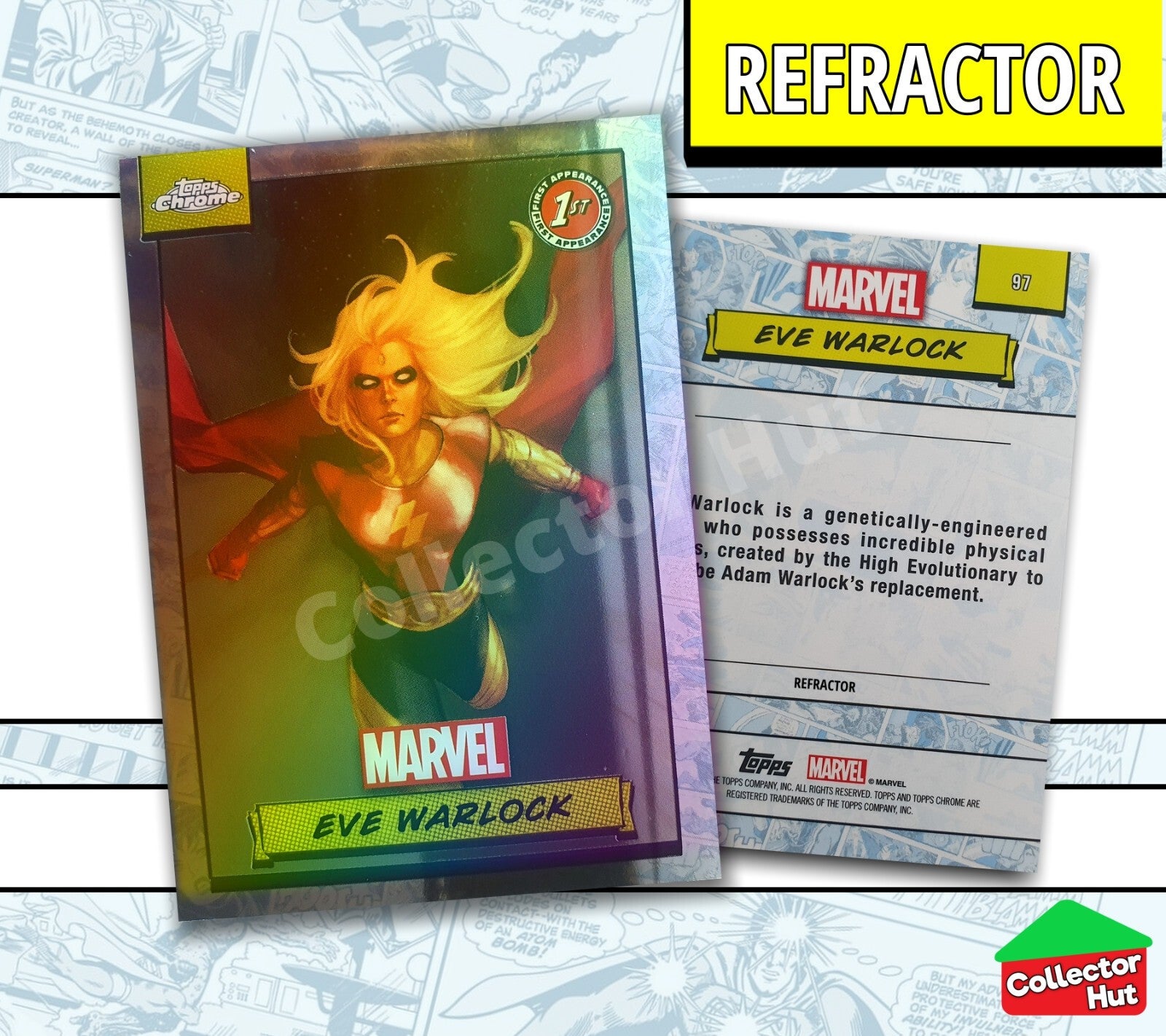 Marvel Topps Chrome 2024 REFRACTOR Card Collection YOU CHOOSE