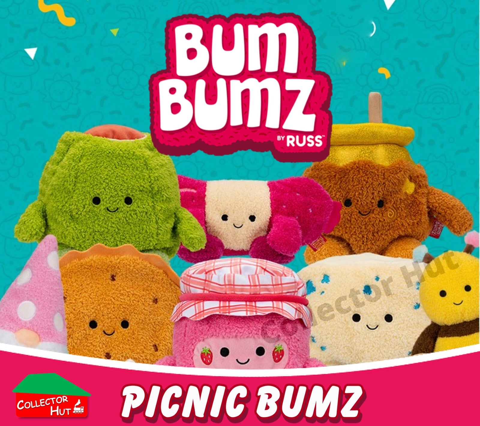 Bumbumz 4.5" Plush PICNIC Bumz Choose Your Super Soft Character