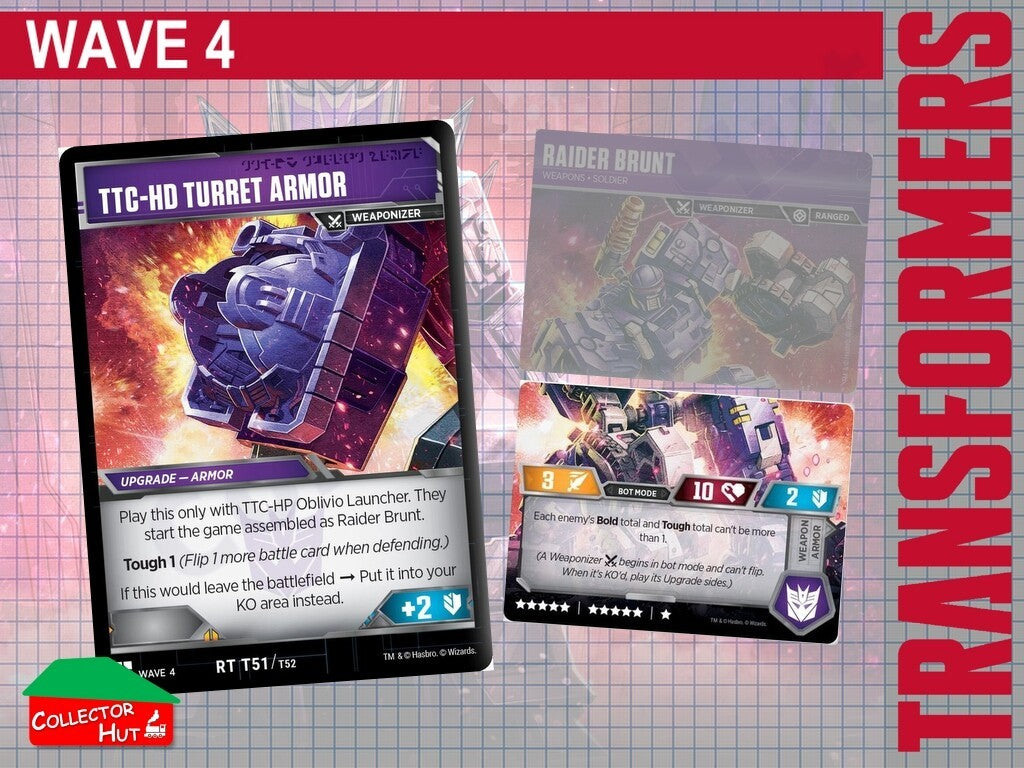 Transformers TCG CHARACTER Trading Cards All Waves