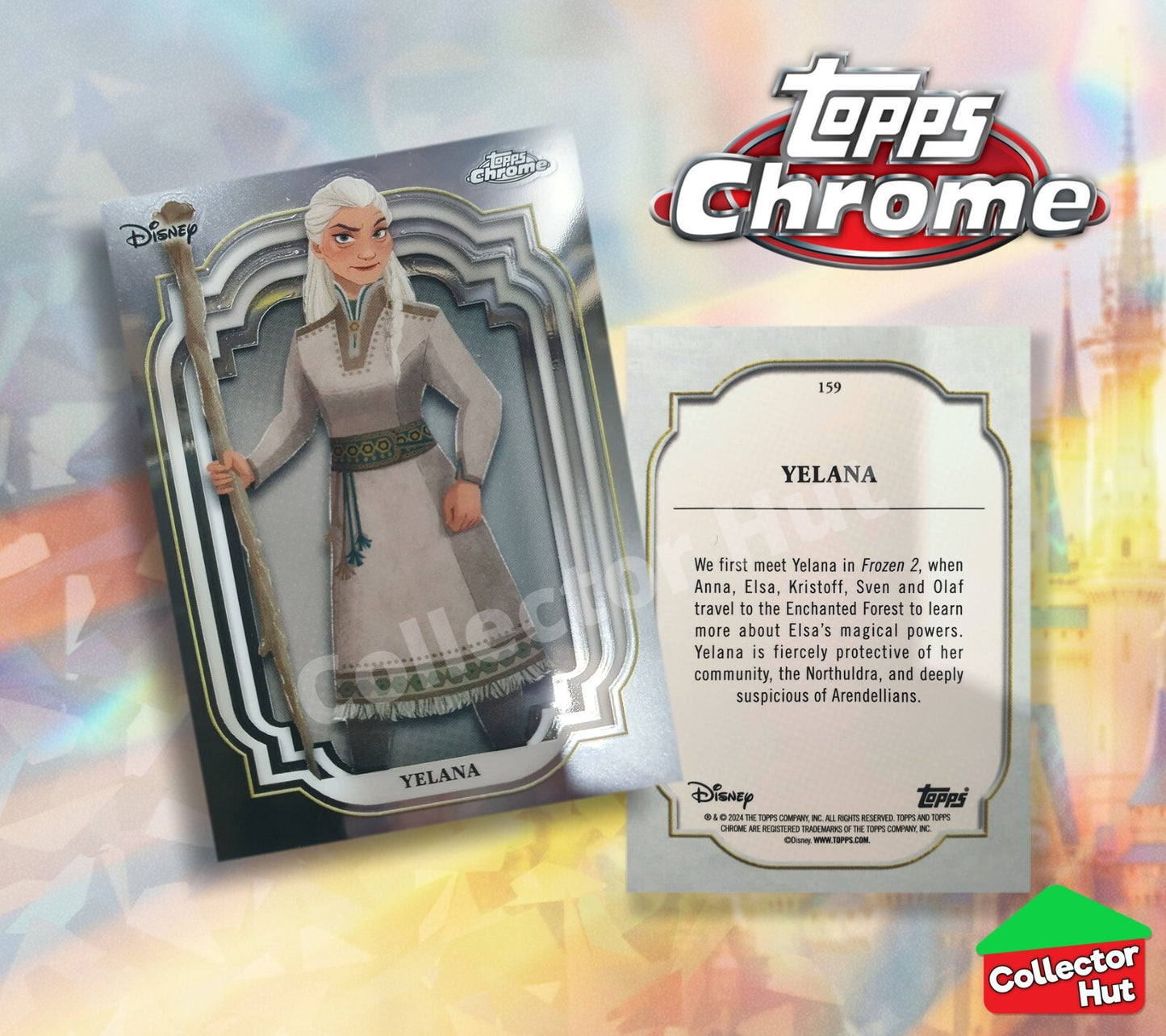 Disney Topps Chrome 2024 Base Cards 1-200 Pick Singles to Complete Your Set