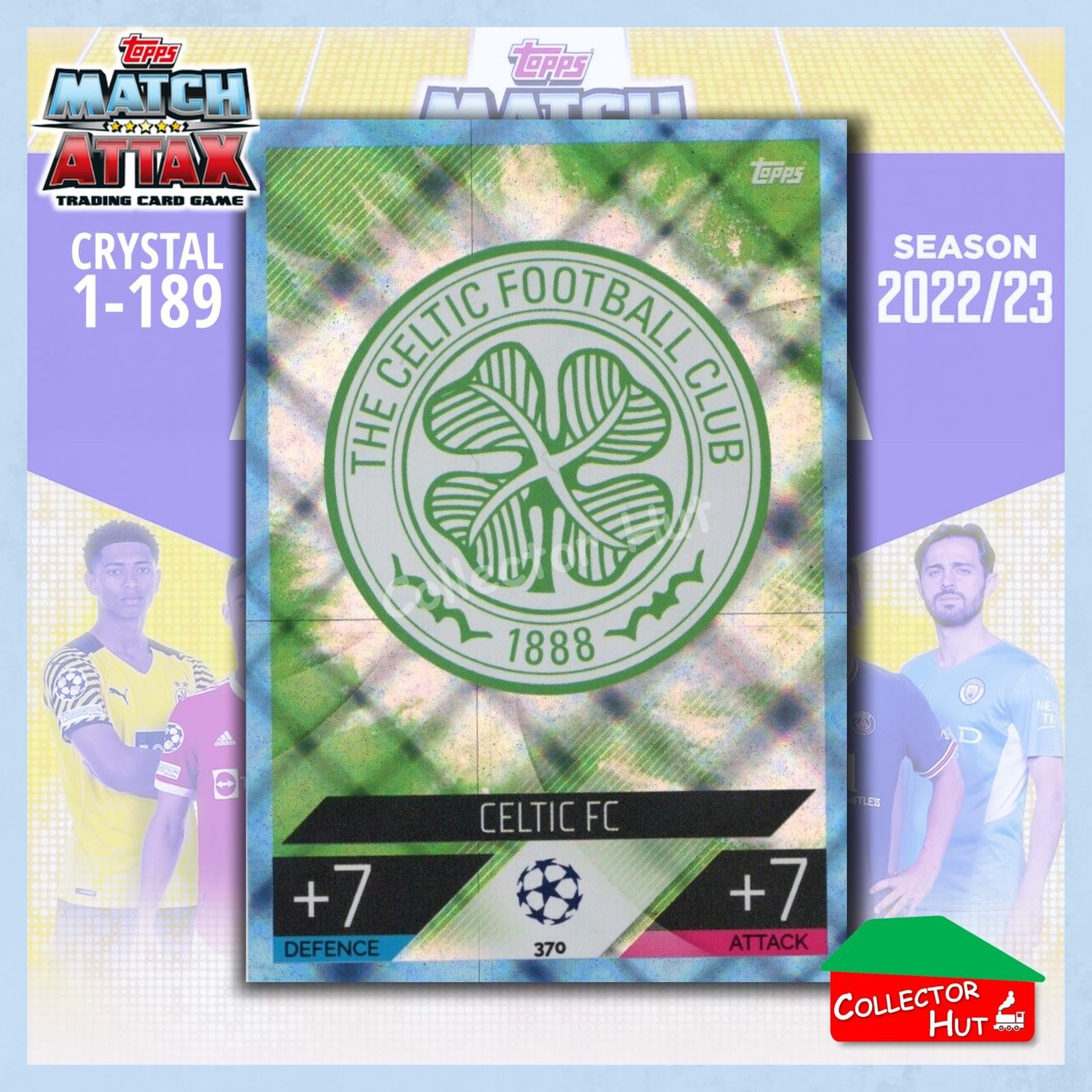 Topps Match Attax Europa Champions League 2022/23 Crystal Parallel Cards 190-387