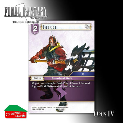 Final Fantasy Trading Card Game OPUS IV 4 FOIL CARDS You Choose