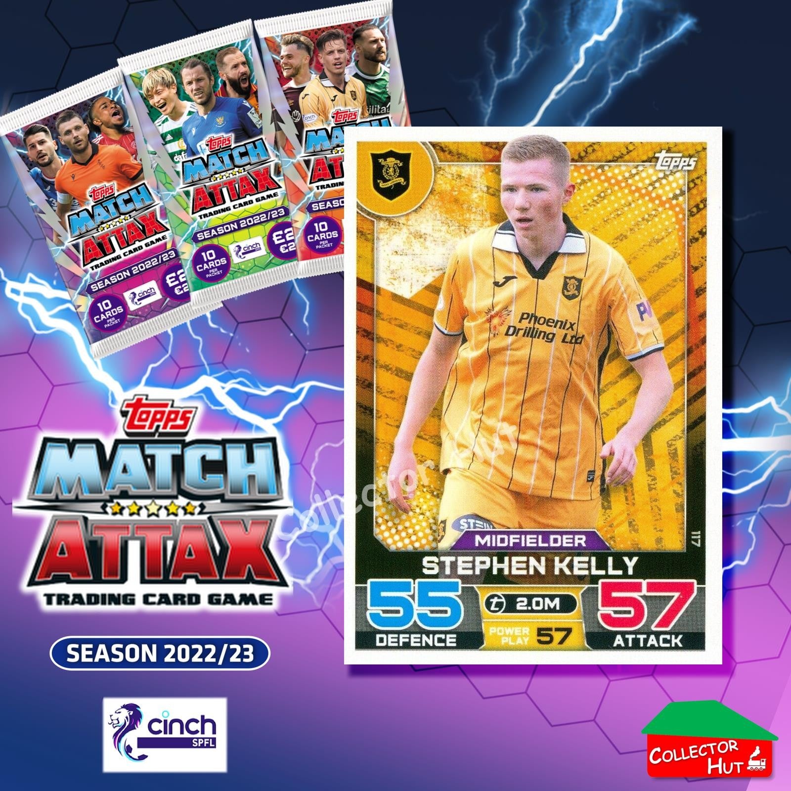 TOPPS MATCH ATTAX SPFL 2022/23 #1-162 Choose Your Card