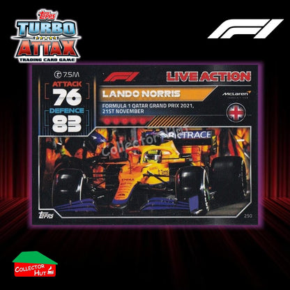 Topps Turbo Attax Formula 1 F1 2022 #136-279 Base Cards YOU CHOOSE