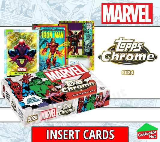 Marvel Topps Chrome 2024 INSERT Card Collection YOU CHOOSE
