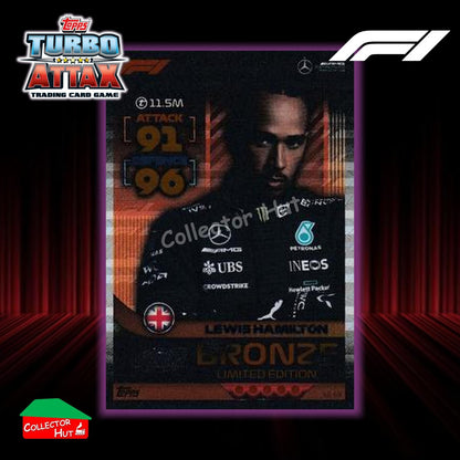 Topps Turbo Attax Formula 1 F1 2022 Limited Edition, 100 Club & Foil Cards