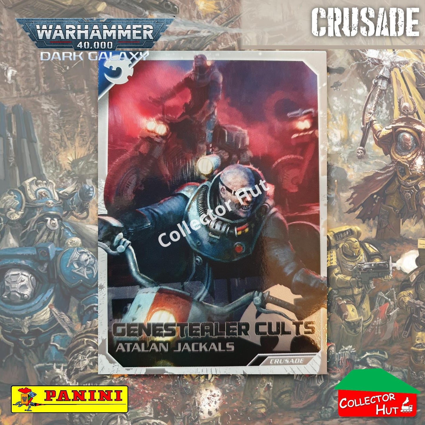 PANINI Warhammer 40,000 Dark Galaxy Parallel Trading Card Crusade Vanguard Purge