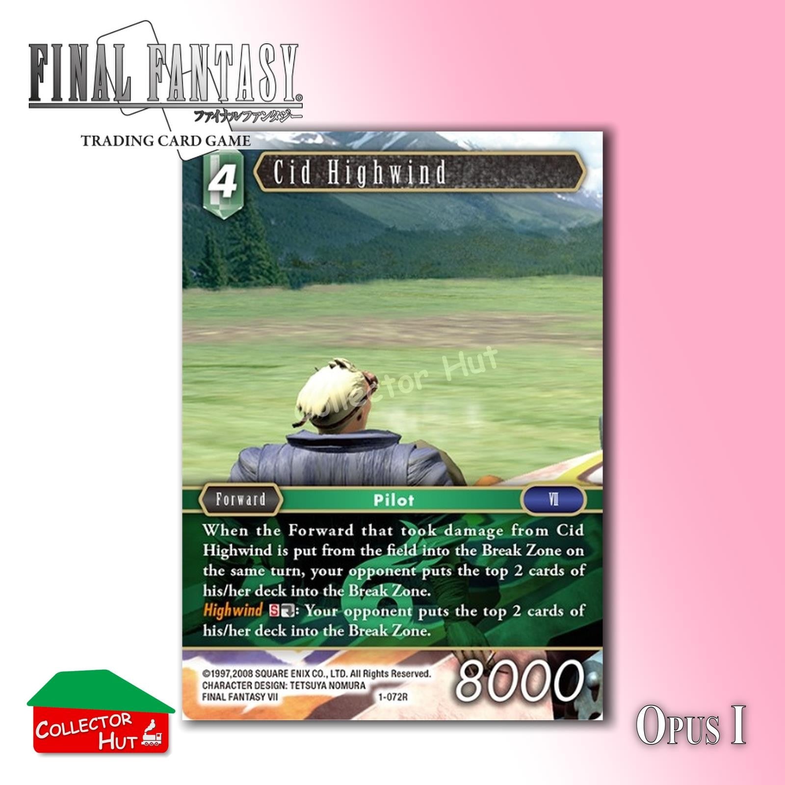 Final Fantasy Trading Card Game OPUS I Singles You Choose