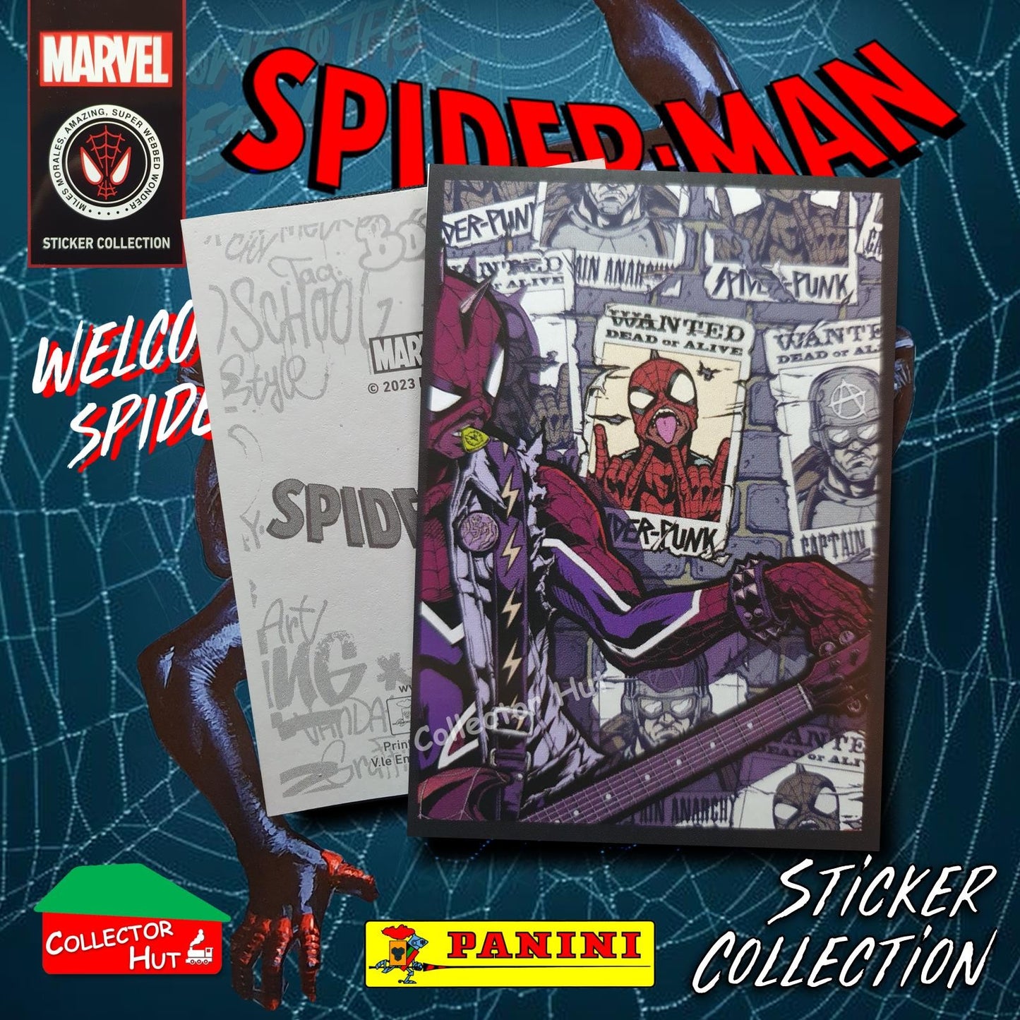 Panini Spider-Man Spider-Verse 2023 Collection Sticker Singles #1-163 & F1-30