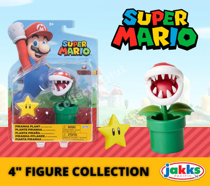 Super Mario 4" Posable Figure with Accessories Collection Jakks Pacfic