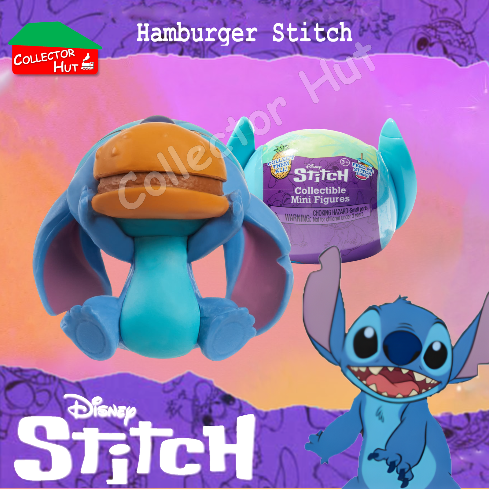 Disney Stitch Feed Me Blind Mini Figures Series 1 (Identified) New & Sealed