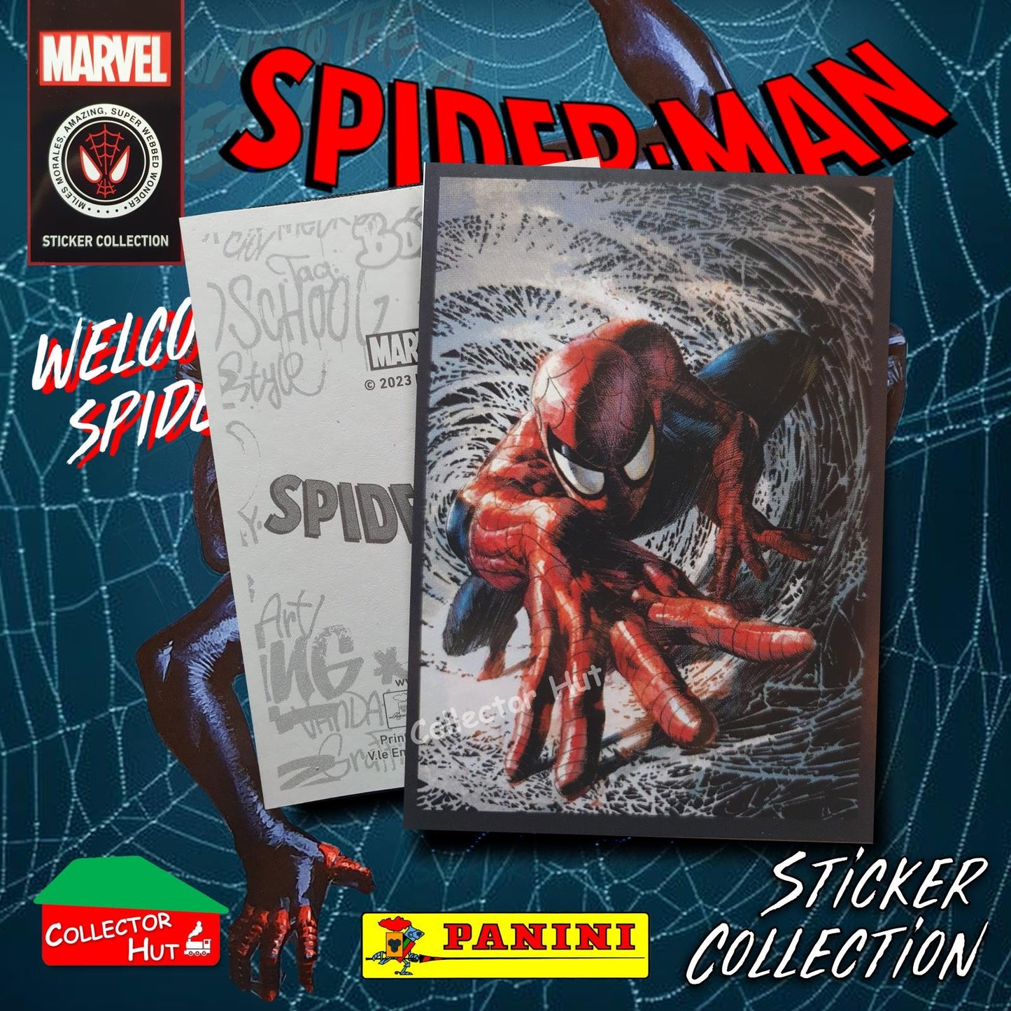 Panini Spider-Man Spider-Verse 2023 Collection Sticker Singles #1-163 & F1-30