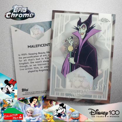 Disney 100 Topps Chrome 2023 Base Cards 1-100 Pick Singles to Complete Your Set